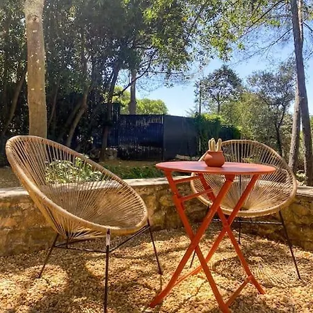 度假居 Mazet Entre Et Garrigue Avec Piscine